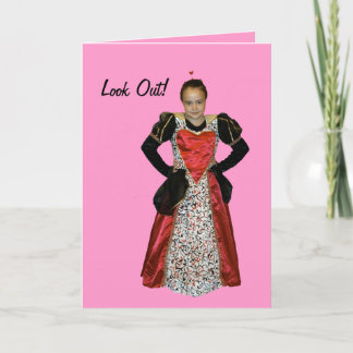 Carte Saint-Valentin de la Reine des Coeurs