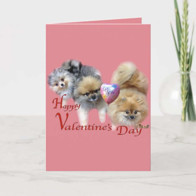 Carte Saint Valentin de My Pom Pals (Devant)