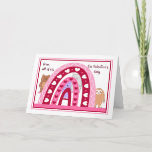 Carte Saint-Valentin de tous les nous