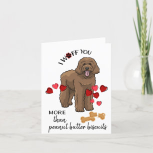Carte Saint-Valentin de votre chien de canard au c