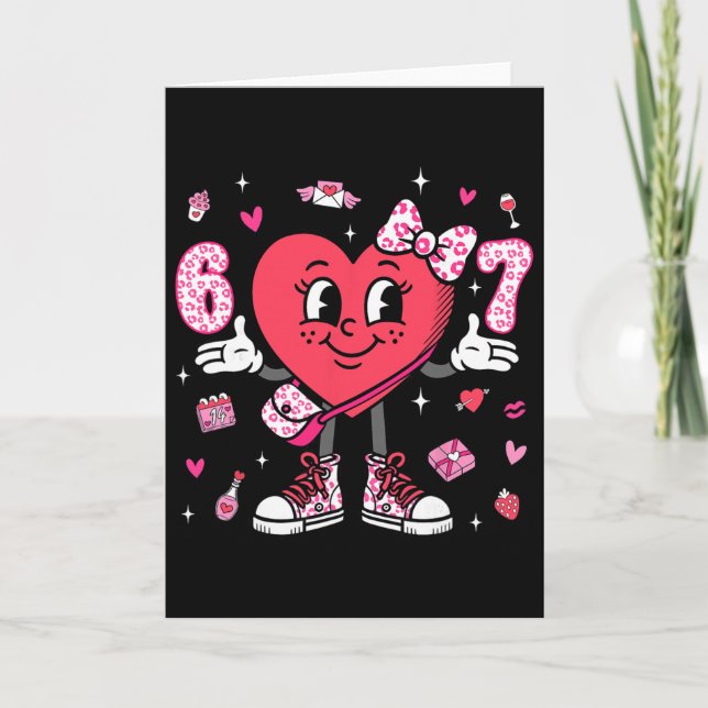 Carte Saint-Valentin Drôle 67 Meme Six Sept 6 7 Valent (Devant)