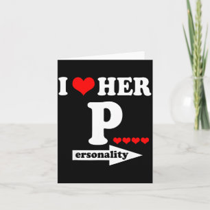 Carte Saint Valentin drôle couple assorti Je l'aime elle