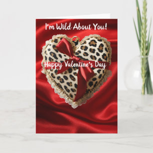Carte Saint-Valentin en forme de cœur