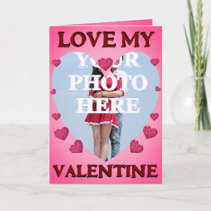 Carte Saint-Valentin entièrement personnalisable :