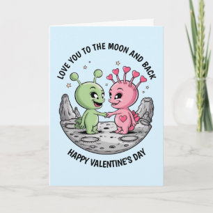 Carte Saint-Valentin extraterrestre