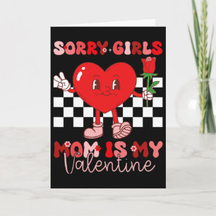 Carte Saint-Valentin Garçons Enfants Désolé Filles Maman