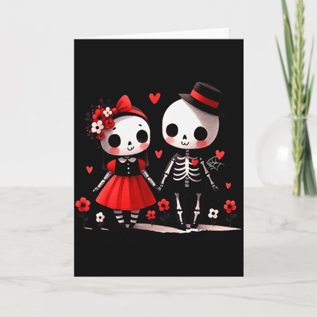 Carte Saint-Valentin gothique  (Devant)