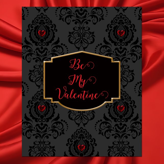 Carte Saint-Valentin gothique romantique (Créateur téléchargé)