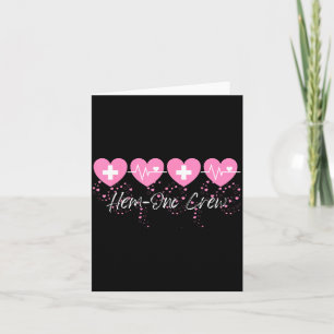 Carte Saint-Valentin Hem Onc Équipe Infirmière Hématolog