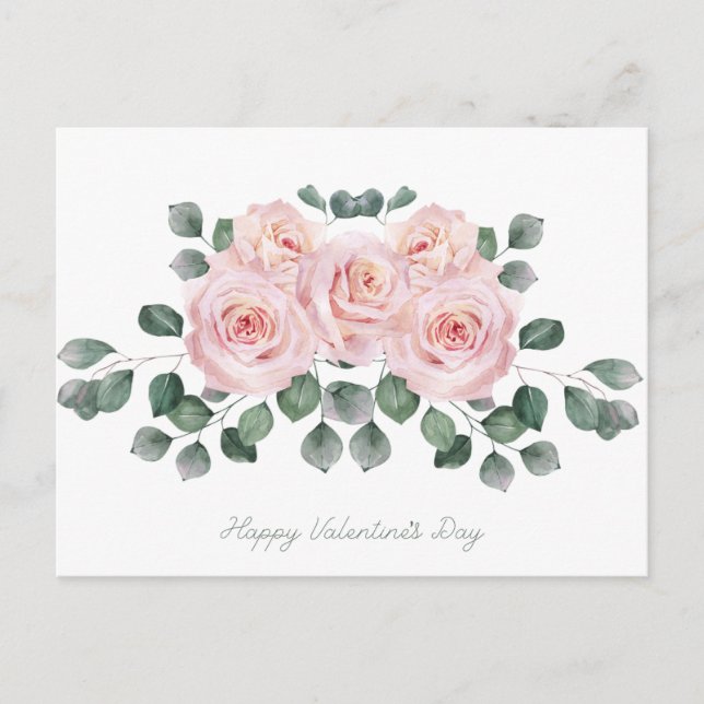 Carte Saint Valentin "Heureuse Sainte-Valentin" (Devant)