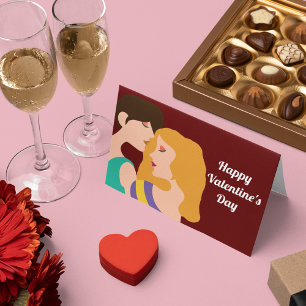 Carte Saint-Valentin heureux pour les lesbiennes Deux fe