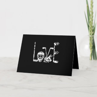 Carte Saint Valentin Hockey Amour Cadeau Mignon Garçons