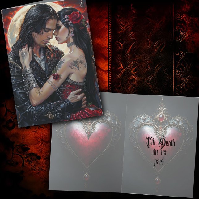 Carte Saint Valentin Jusqu'à ce que la Mort Nous Sépare (Créateur téléchargé)