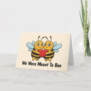 Carte Saint-Valentin Love Bees