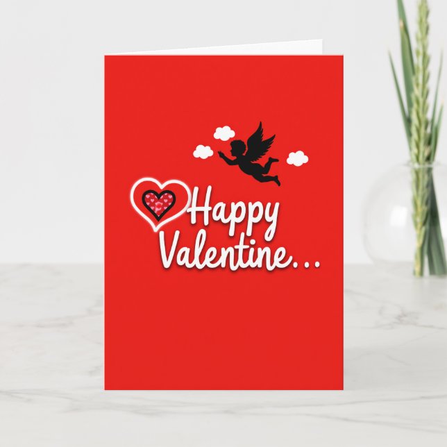 Carte Saint-Valentin Love Cupid (Devant)
