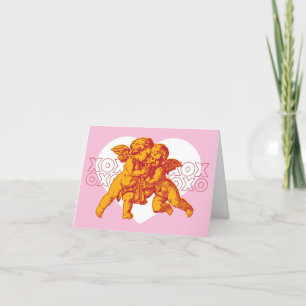 Carte Saint-Valentin mignonne. XOXO