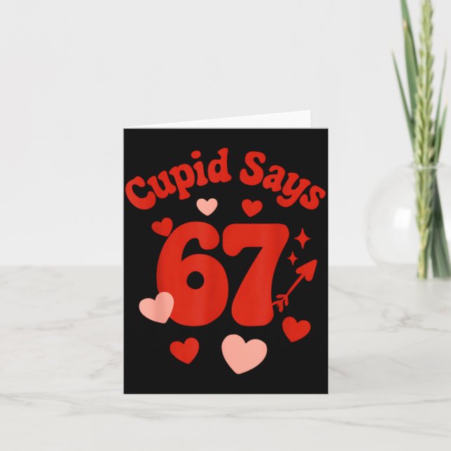 Carte Saint-Valentin minimal Obtenez cette drôle (Devant)