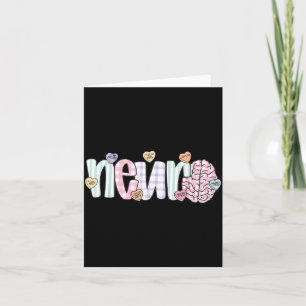 Carte Saint-Valentin Neuro Neurologie Infirmière V-Day T