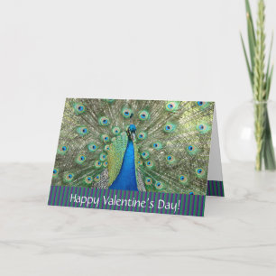 Carte Saint Valentin_ paon