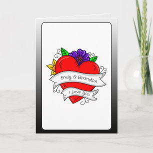 Carte Saint Valentin personnalisé