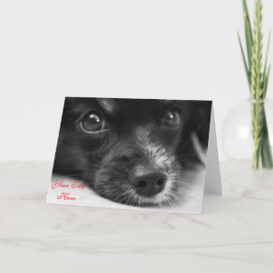 Carte Saint Valentin personnalisée avec la face du