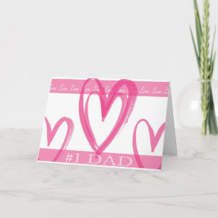 Carte Saint Valentin pour #1 Papa