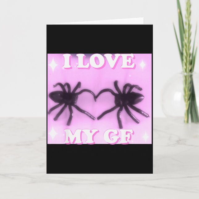 Carte Saint-Valentin pour couples Je t'aime Ma petite am (Devant)