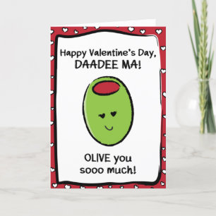 Carte Saint Valentin pour Daadee Ma