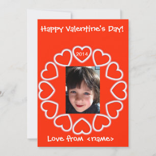 Carte Saint Valentin pour enfants anglais & espagn