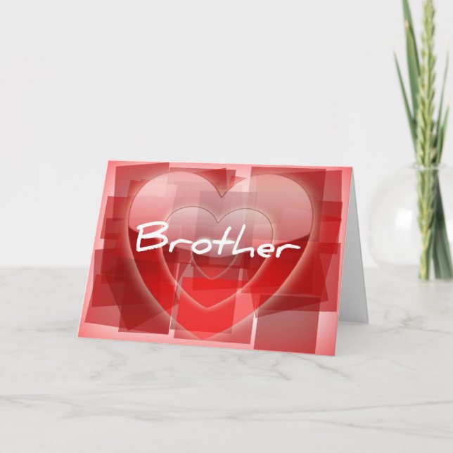 Carte Saint Valentin pour Frères (Devant)