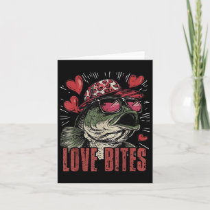 Carte Saint-Valentin pour garçons pêche B Saint-Valentin