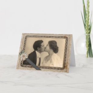 Carte Saint Valentin pour les amoureux vintages