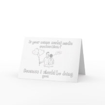 Carte Saint-Valentin pour les professionnels des m