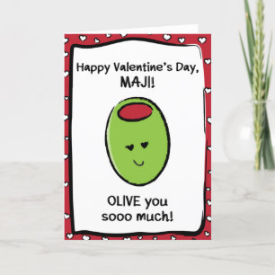 Carte Saint Valentin pour Maji