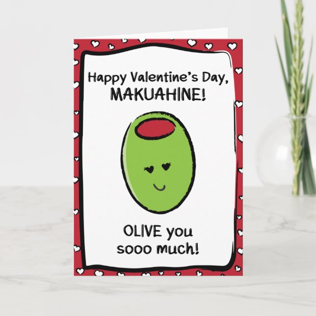 Carte Saint Valentin pour Makuahine (Devant)