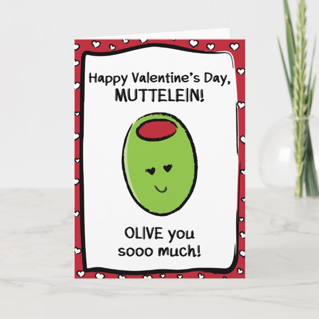 Carte Saint Valentin pour Muttelein (Devant)