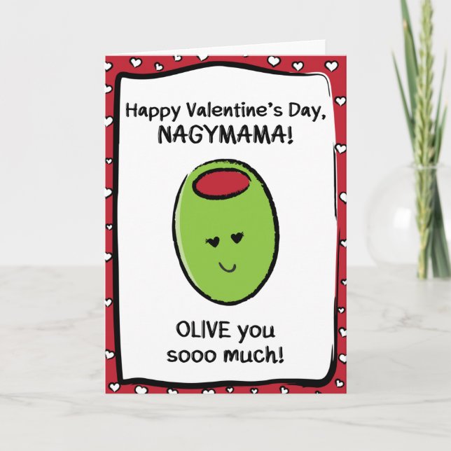 Carte Saint Valentin pour Nagymama (Devant)