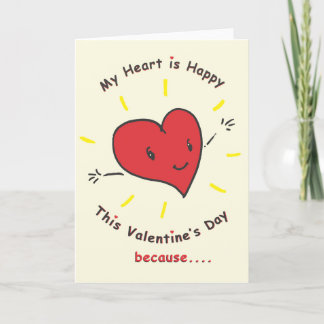 Carte Saint-Valentin pour soeur