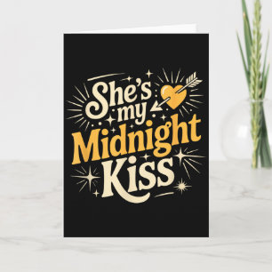 Carte Saint-Valentin Romantique Joli Couple Pour Hommes