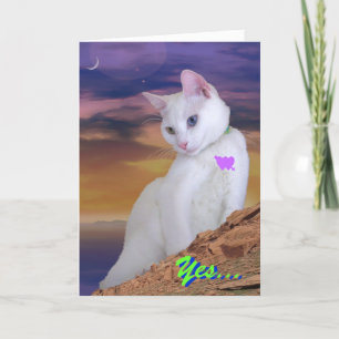 Carte Saint Valentin Serenity trône - Customisée