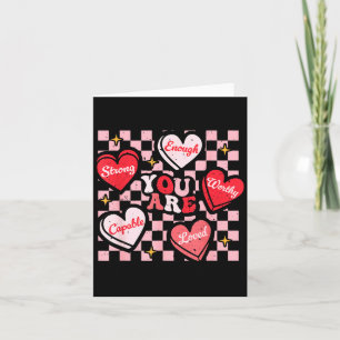 Carte Saint-Valentin Tu Es Aimé Assez Digne Cœur De Bonb