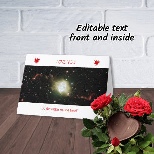 Carte Saint-Valentin votre astronomie fleming de