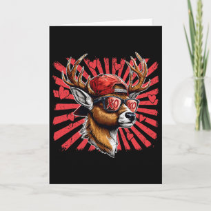 Carte Saint-Valentin Xoxo Cerf drôle chasse Buck Hommes