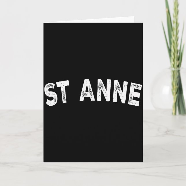 Carte Sainte Anne  (Devant)