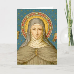 Carte Sainte Claire d'Assise (SAU 027) Salutation