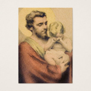 Carte sainte de Jésus de St Joseph et de bébé