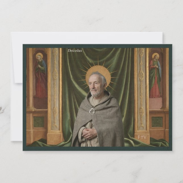 Carte Sainte de l'Art Catholique | Saint Deicole d (Devant)
