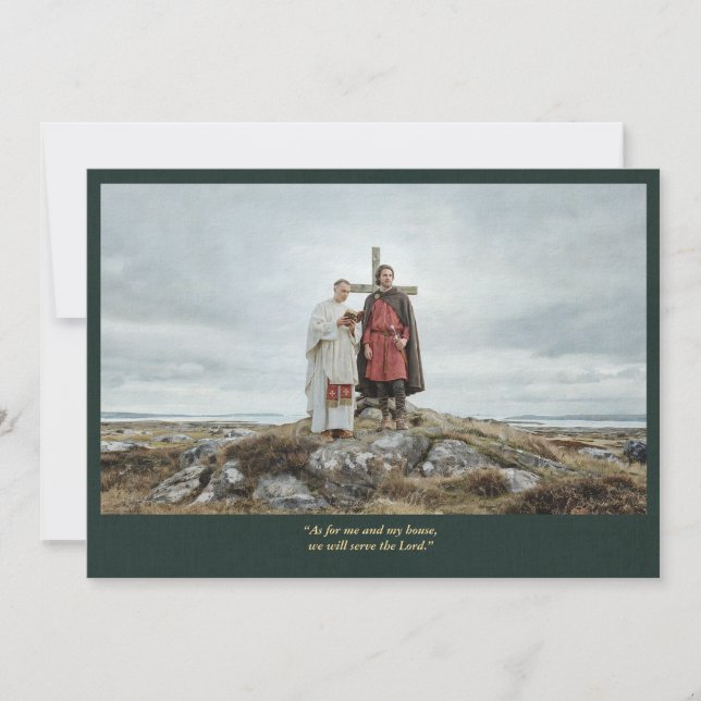 Carte Sainte de l'Art Catholique | Saint Olaf avec (Devant)