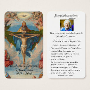 Carte Sainte du Mémorial catholique de Jésus