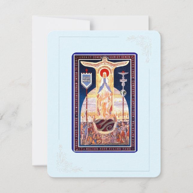 Carte Sainte du Mémorial funéraire catholique Vier (Devant)
